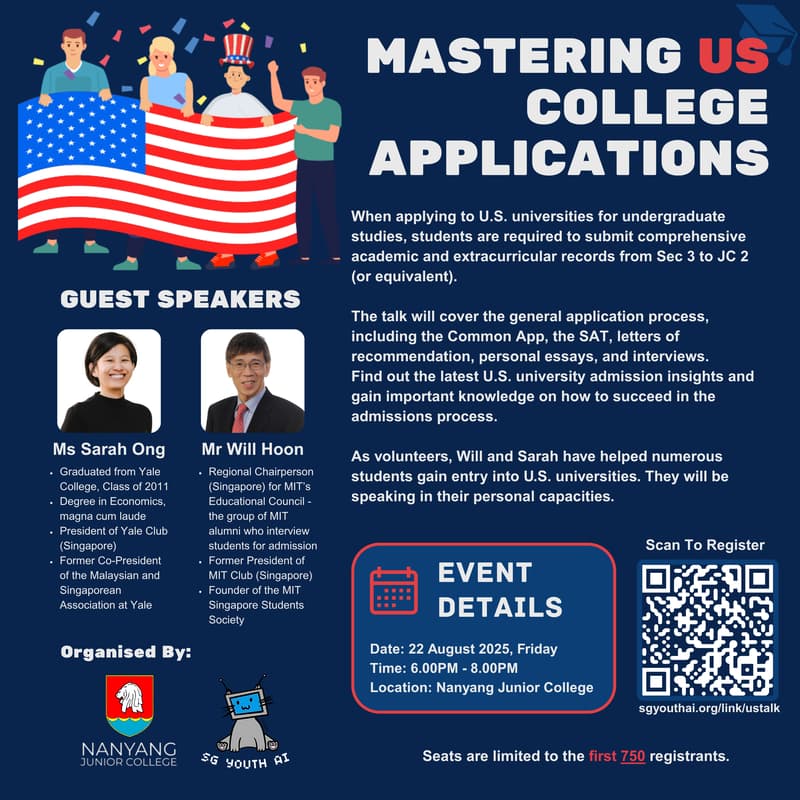 Cover Image for SYAI x NYJC MASTERING US COLLEGE APPLICATIONS
