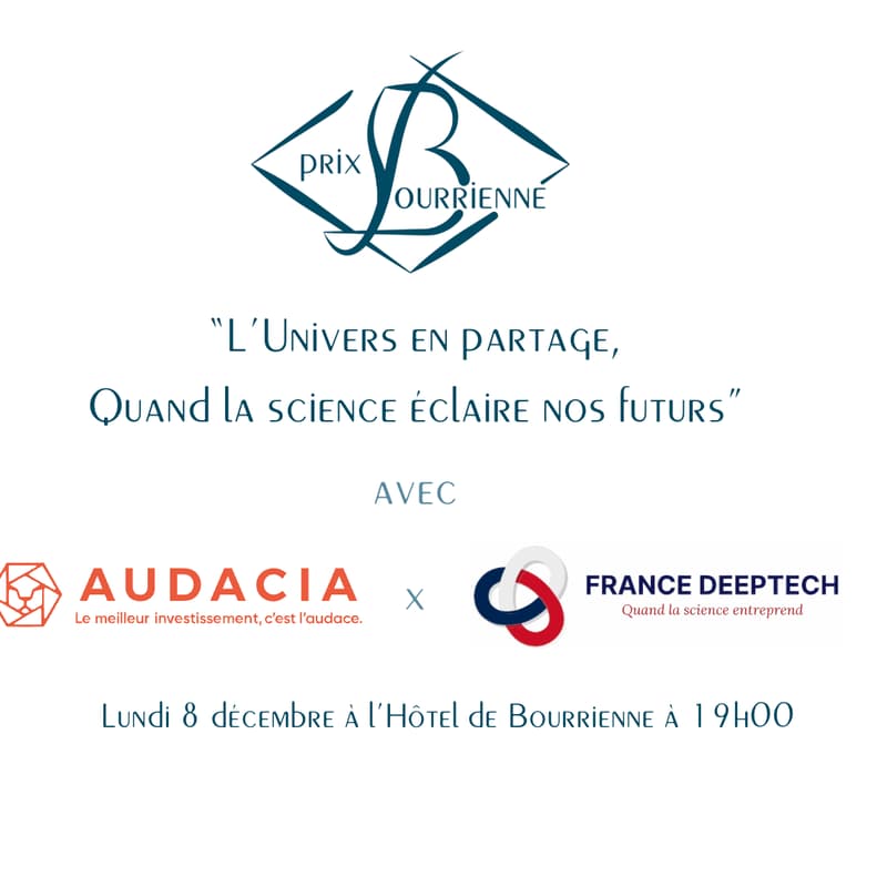 Cover Image for Cocktail Audacia x France Deeptech - Prix Bourrienne