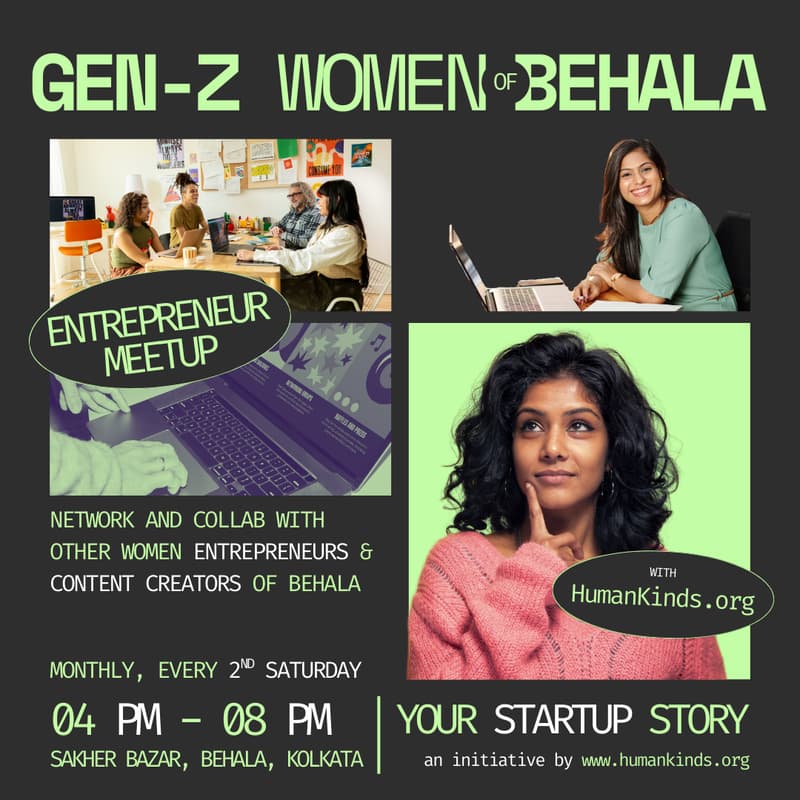 Cover Image for GenZ Women Entrepreneurs Meetup Kolkata