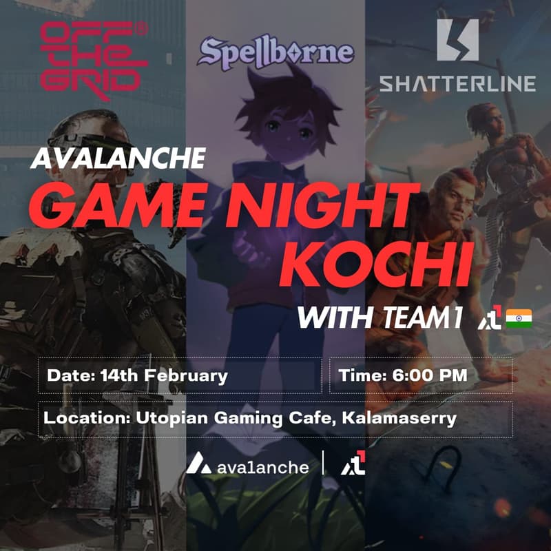 Cover Image for AVAX GAMING NIGHT- KOCHI