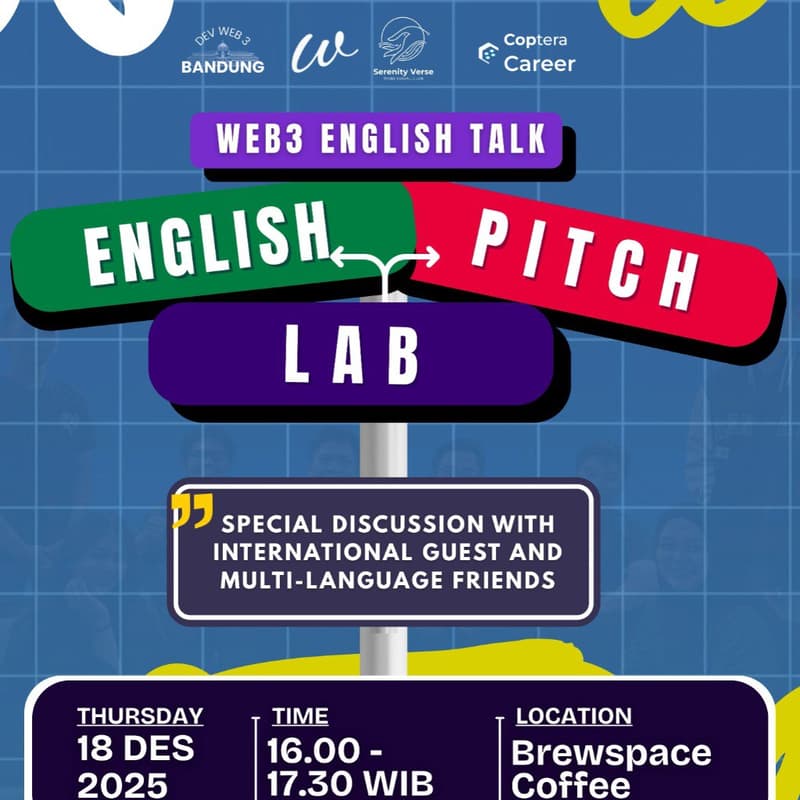 Cover Image for Web3 English Talk : English Pitch Lab