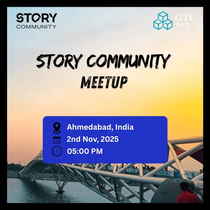 Cover Image for Story Community Meet-up, Ahmedabad