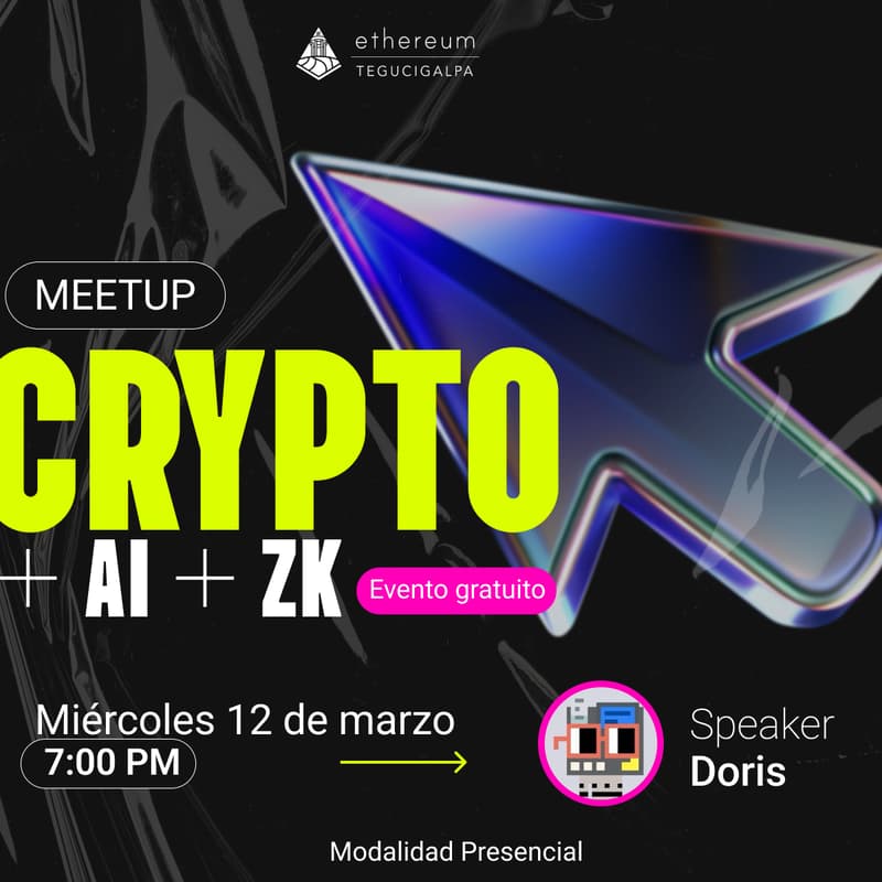 Cover Image for Meetup:Cripto + AI + ZK