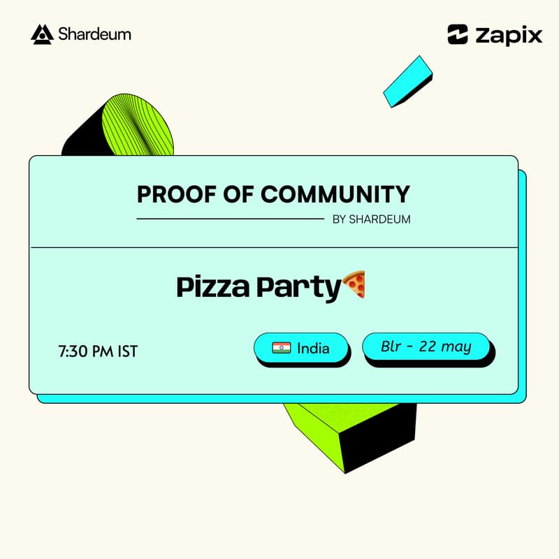 Cover Image for Shardeum Pizza Party - Bangalore