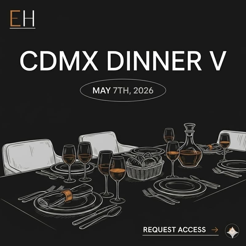 Cover Image for CDMX Dinner VIII — Tuesday, July 7, 2026 — 6:30 PM