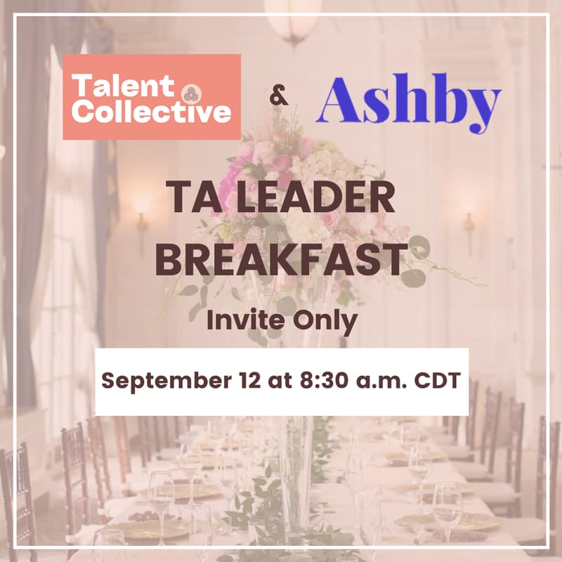 Cover Image for RecFest ~ Recruiting Breakfast with Ashby & Talent Collective
