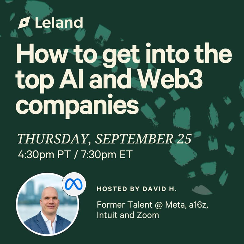 Cover Image for How to get into the top AI and Web3 companies