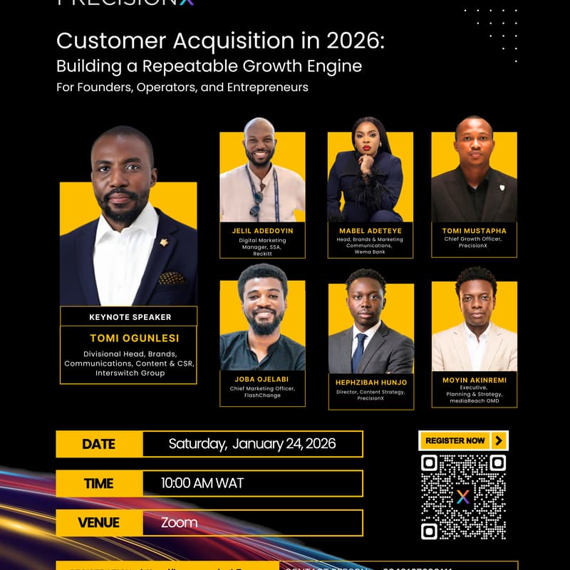 Cover Image for PrecisionX Webinar - Customer Acquisition in 2026