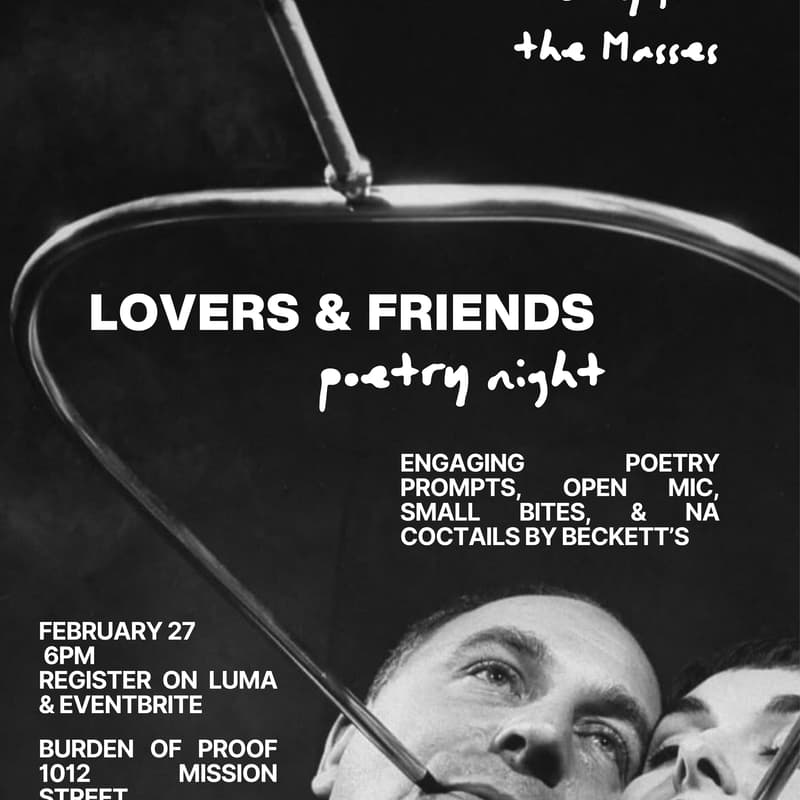 Cover Image for Lovers and Friends Poetry Workshop