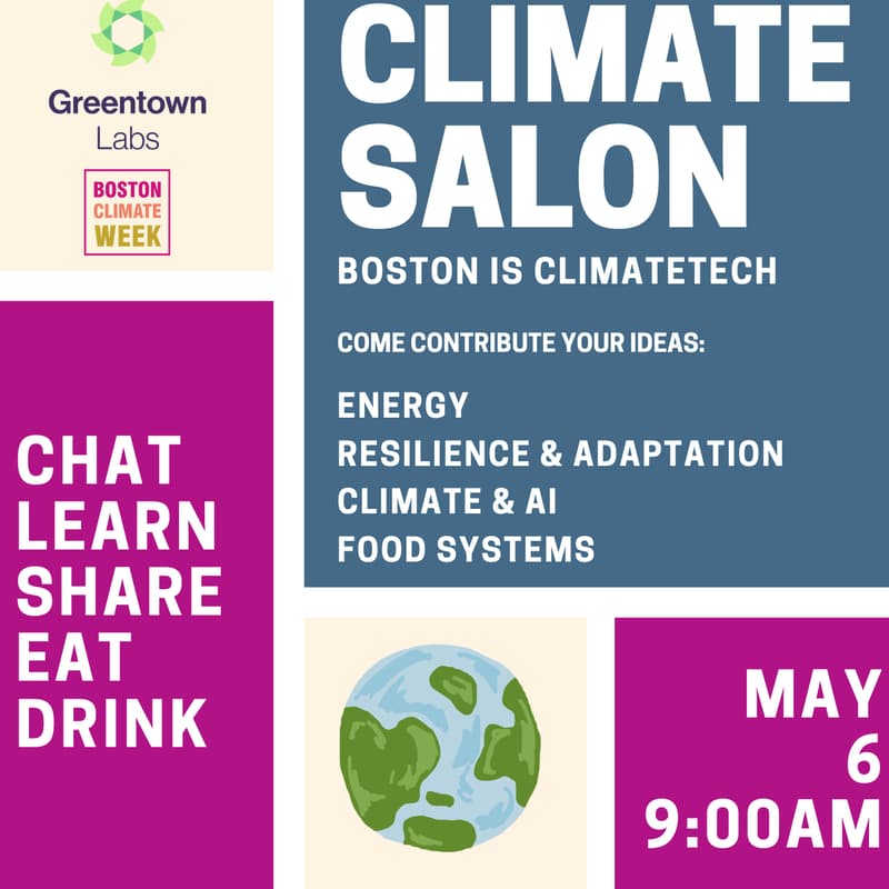 Cover Image for Climate Salon @ Boston Climate Week