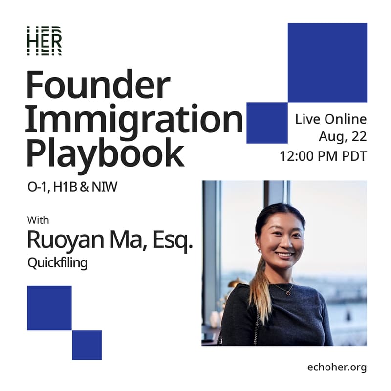 Cover Image for Own Your U.S. Journey: O-1, H-1B & NIW Strategies for Founders – Live Online Q&A