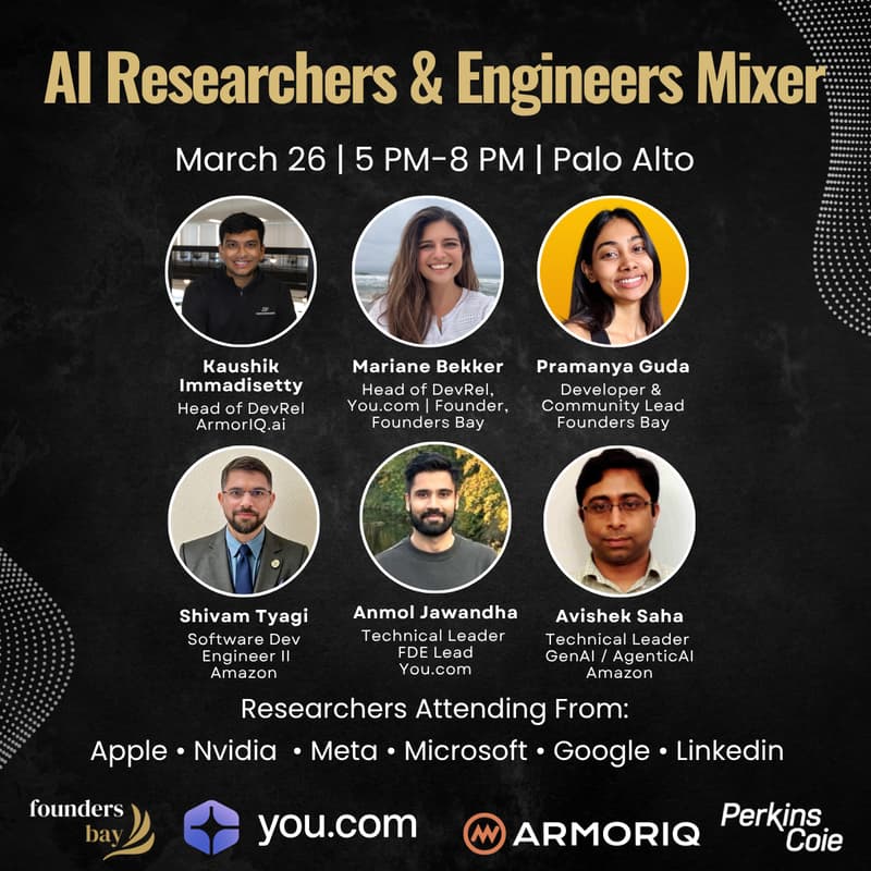 Cover Image for AI Researchers & Engineers Mixer
