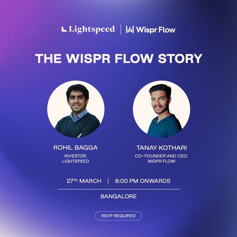 Cover Image for Lightspeed: The Wispr Flow Story with Tanay Kothari