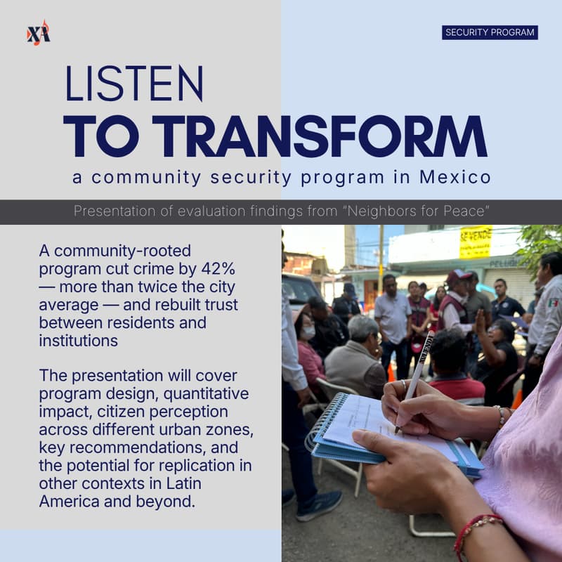Cover Image for Listen to Transform: Evidence on Community-Based Security in Mexico