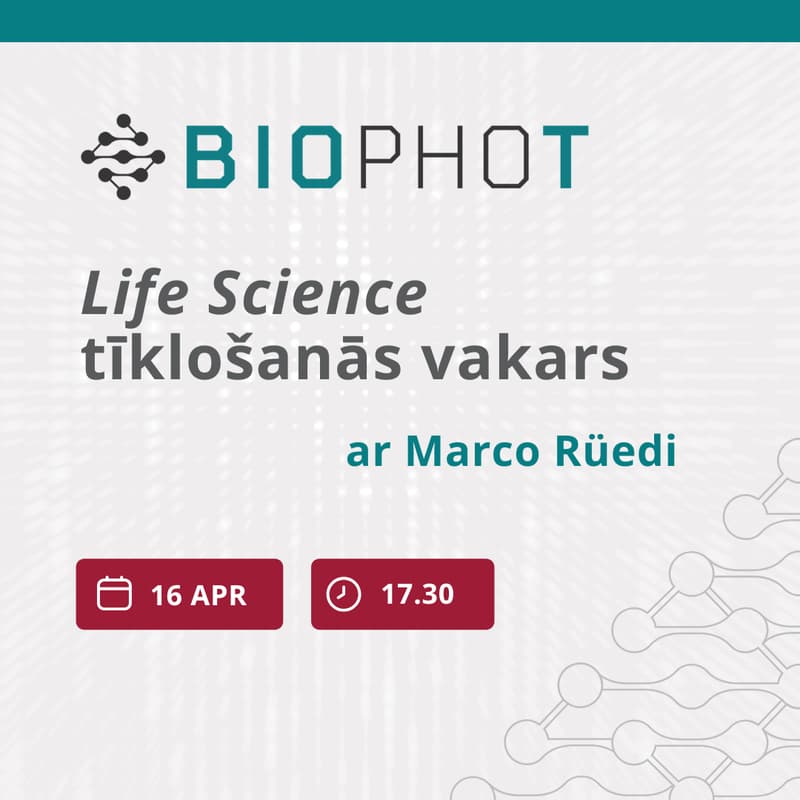 Cover Image for Life Science tīklošanās vakars ar Marco Rüedi