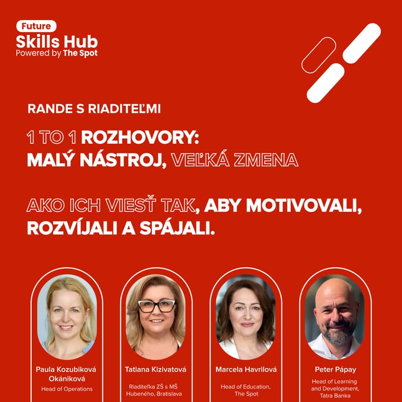 Cover Image for RANDE S RIADITEĽMI - Ako viesť 1to1 rozhovory tak, aby motivovali, rozvíjali a spájali?