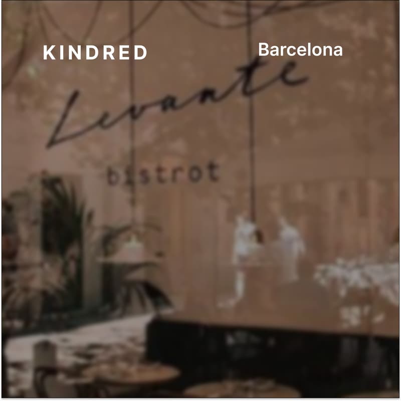 Cover Image for Kindred Barcelona: Restaurant Takeover at Bistrot Levante
