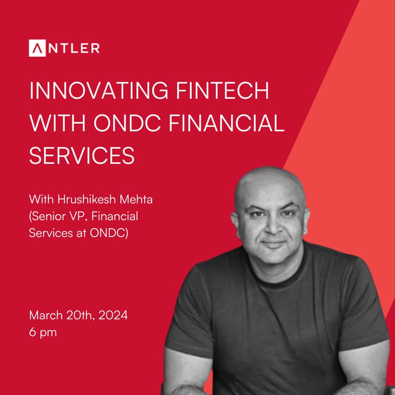 Cover Image for Innovating Fintech with ONDC Financial Services - with Hrushikesh Mehta (Senior VP, Financial Services at ONDC)