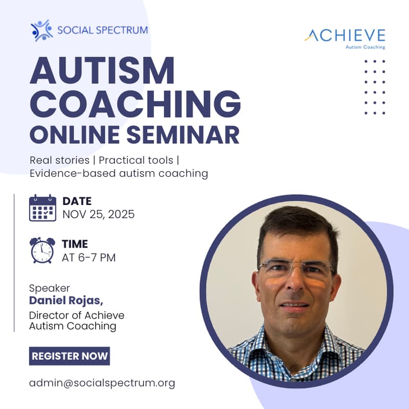 Autism Coaching Online Seminar · Zoom · Luma