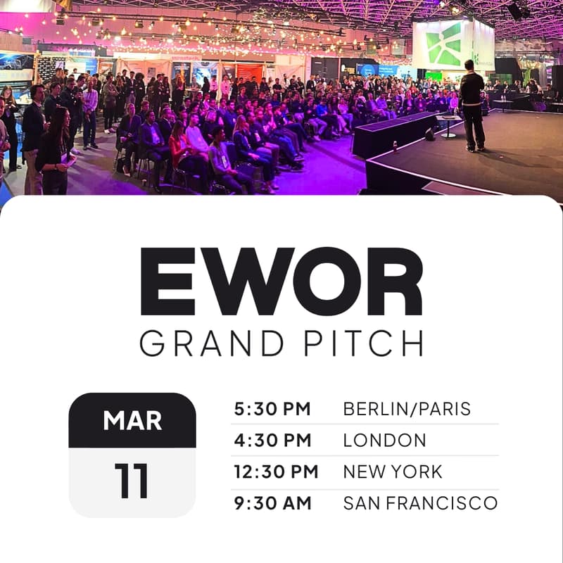 Cover Image for EWOR Grand Pitch on Zoom