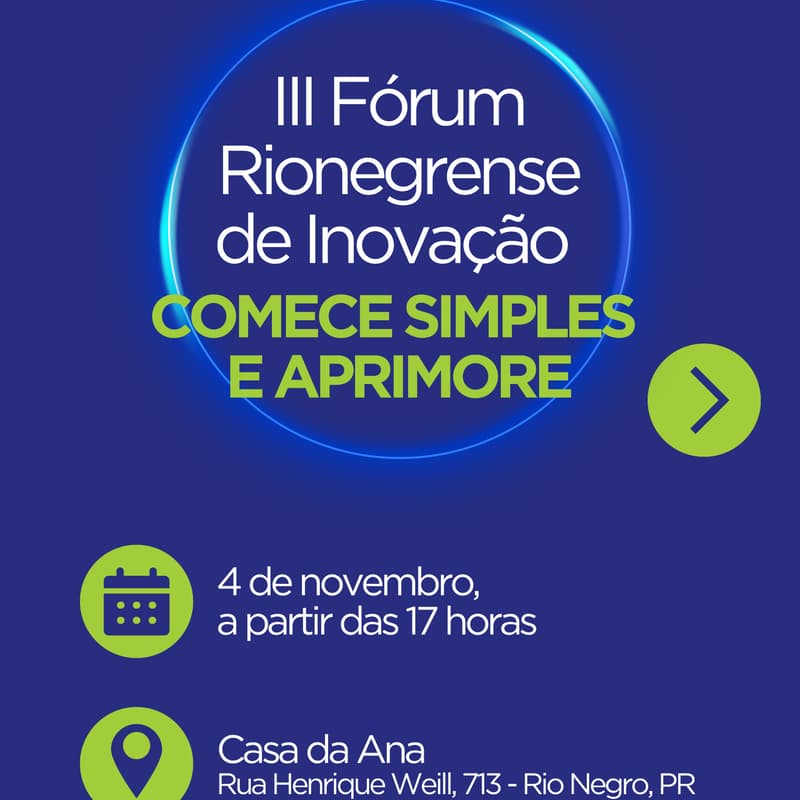 Cover Image for Fórum de Inovação         Rio Negro