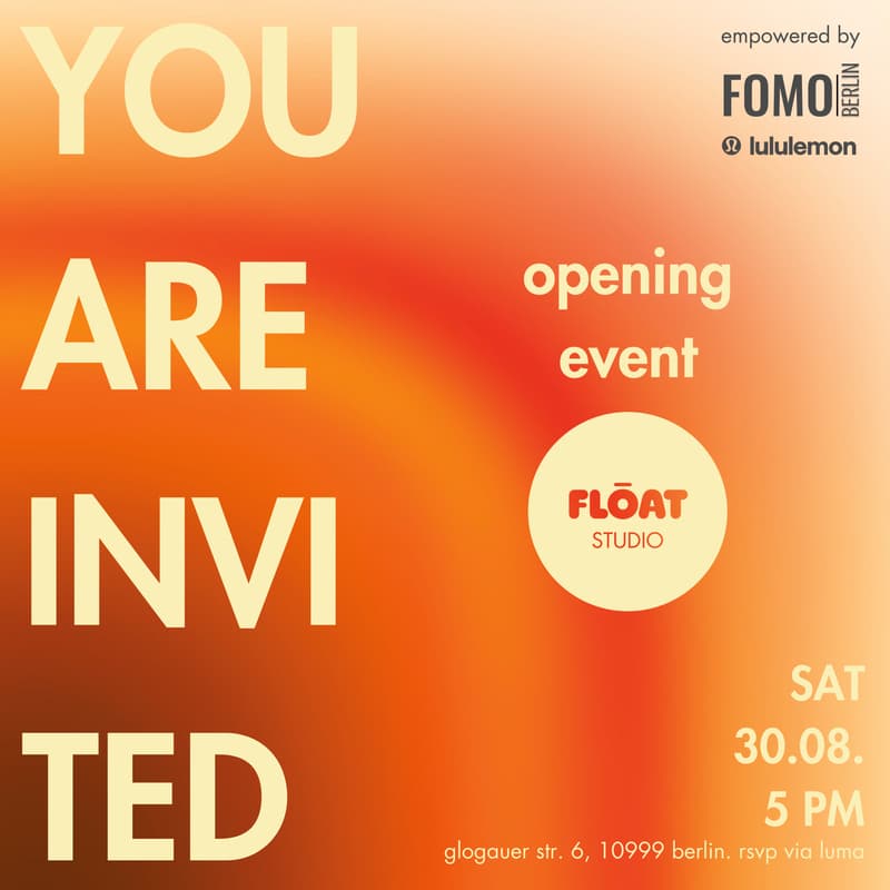Cover Image for FLŌAT Studio Opening Event
