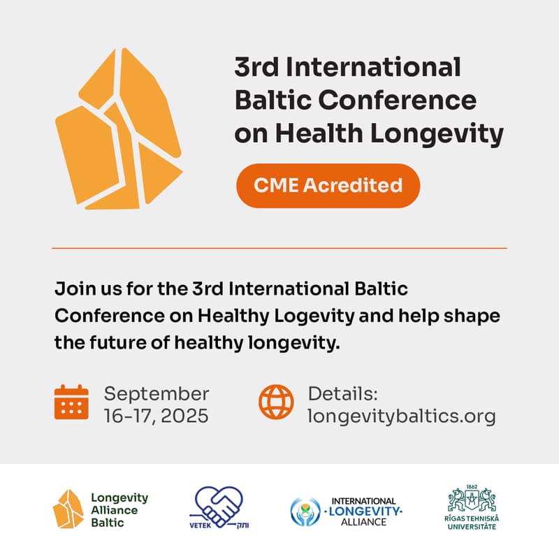 Cover Image for International Baltic Conference on Healthy Longevity 2025