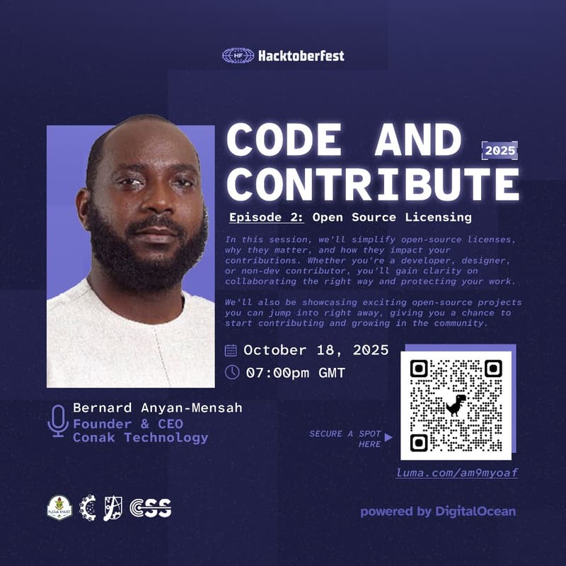 Cover Image for Code and Contribute: Hacktoberfest Edition 2025 Ep2