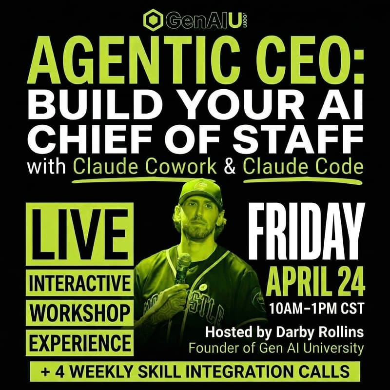 Cover Image for Agentic CEO: Build Your AI Chief of Staff with Claude Cowork & Claude Code