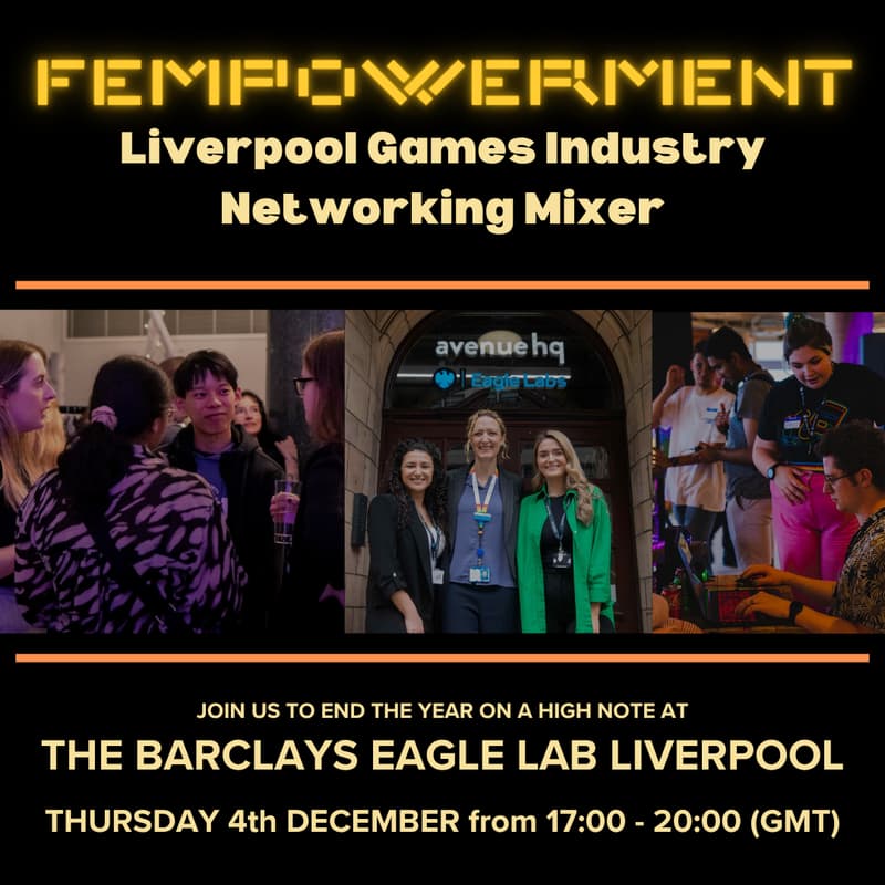 Cover Image for FEMPOWERMENT: Liverpool Games Industry Networking Mixer