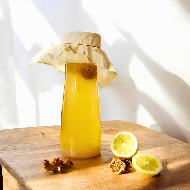 Cover Image for Atelier en ligne : Faites votre Kéfir Maison 🌿 (Grains offerts et expédiés chez vous !)