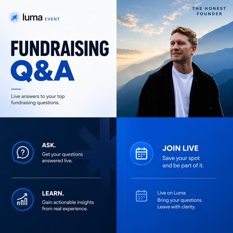 Cover Image for Fundraising Q&A (Max 30 spots)