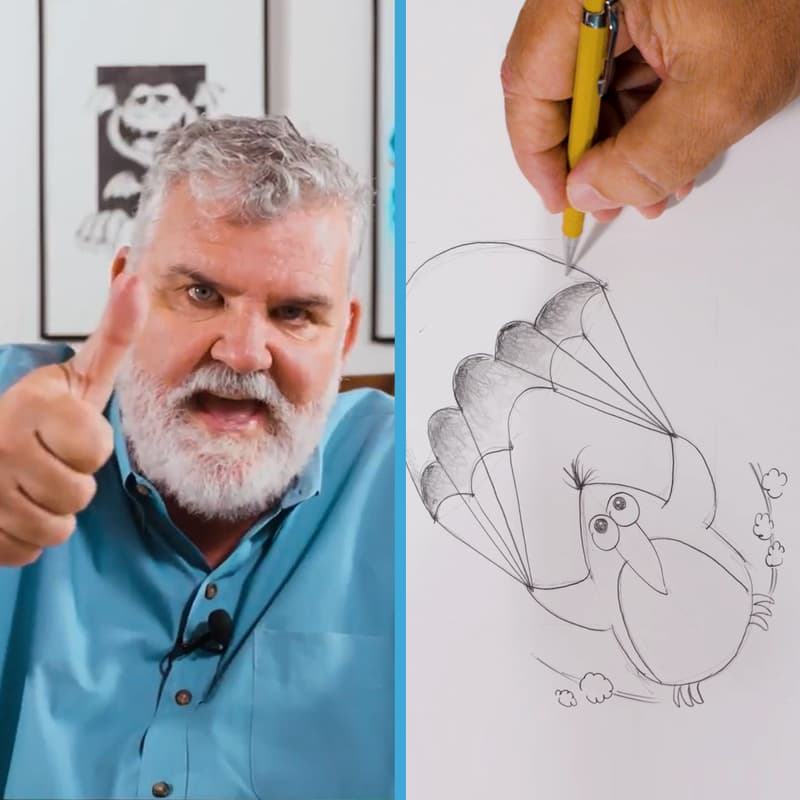 Cover Image for Live with Mark Kistler - Birthday Drawing (for BEGINNERS!)