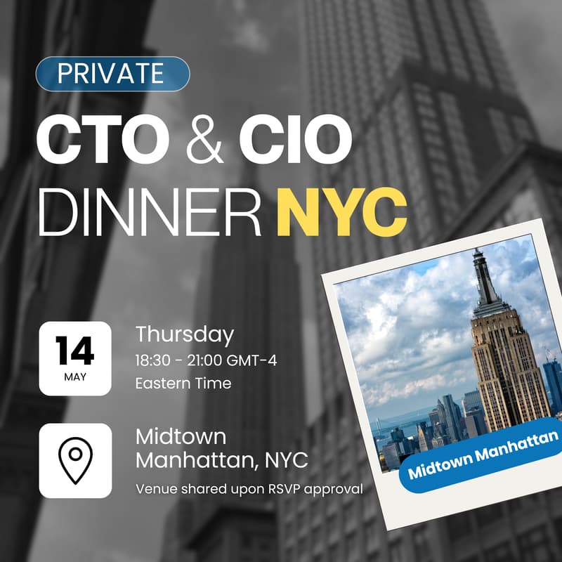 Cover Image for Private CTO & CIO Dinner NYC