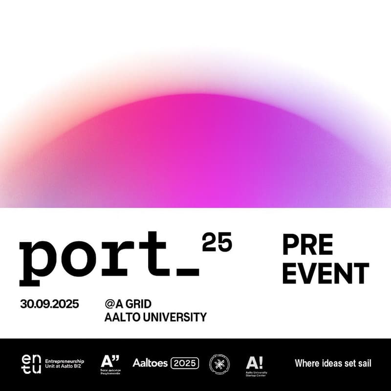 Cover Image for Port_ Pre-Event @ Aalto Innovation Week