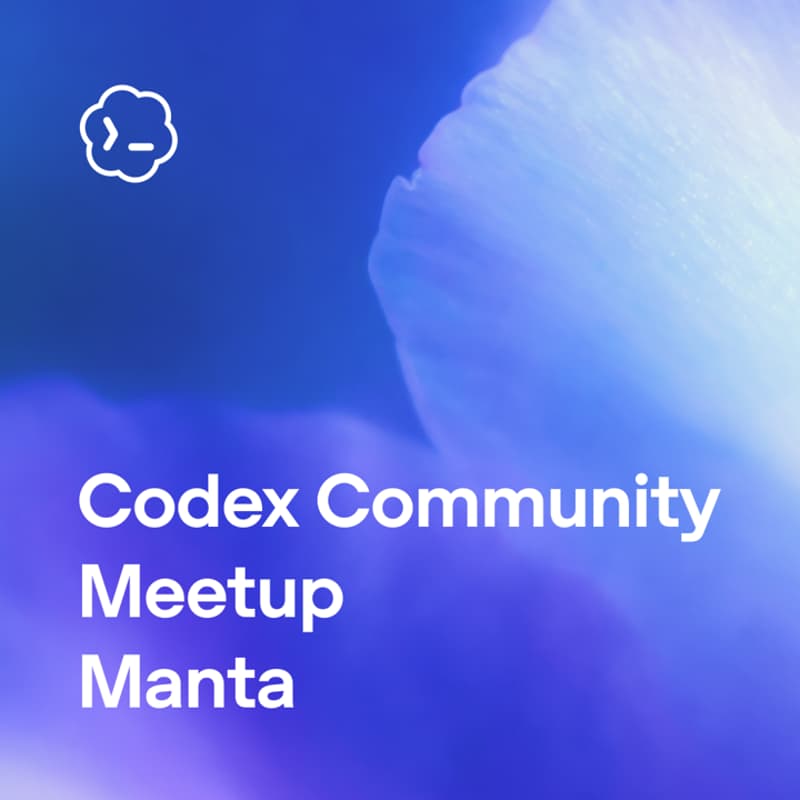 Cover Image for Codex Community Meetup – Manta