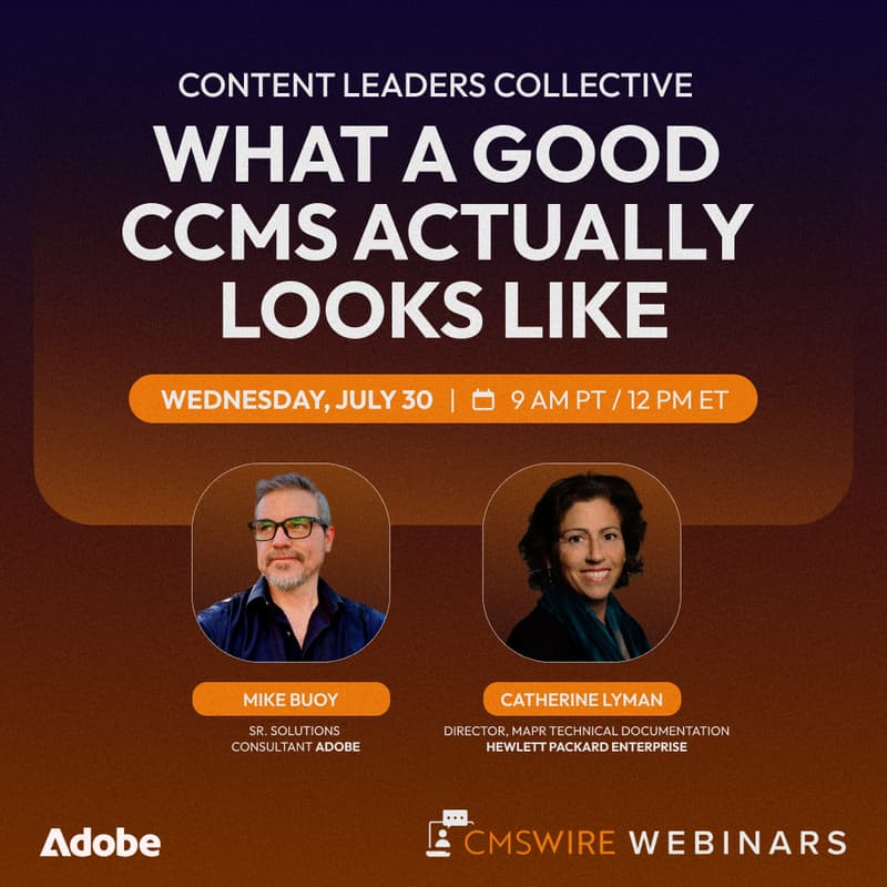 Cover Image for Content Leaders Collective: What a Good CCMS Actually Looks Like