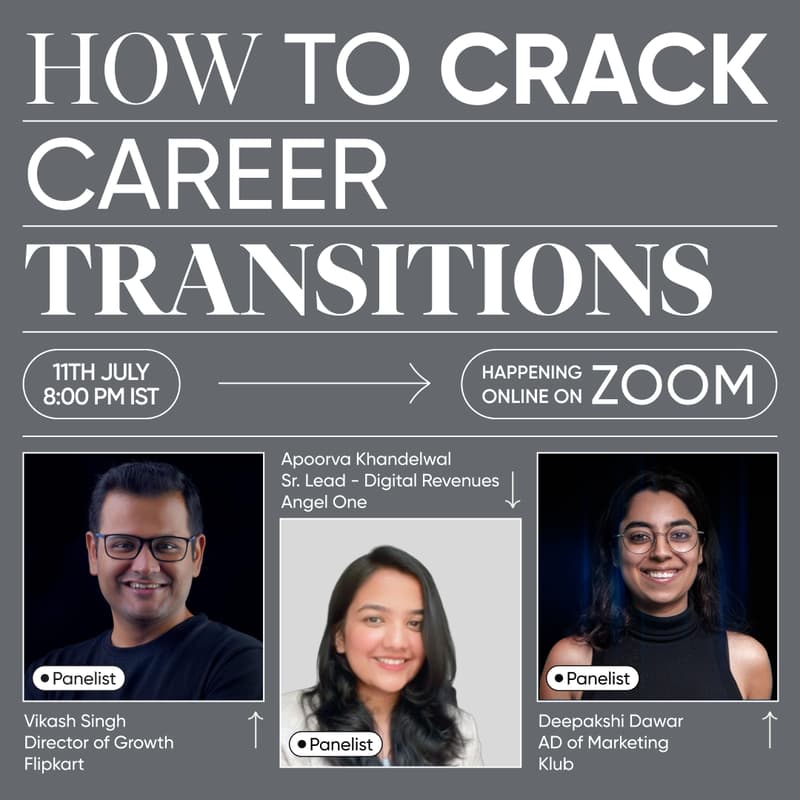 Cover Image for How to crack career transitions?