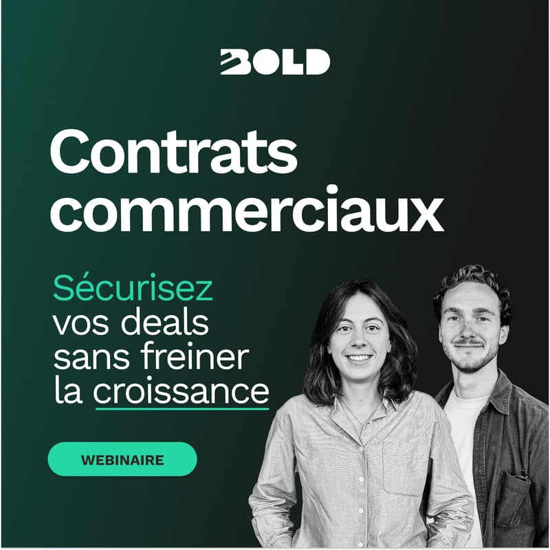 Cover Image for WEBINAIRE ⚡︎Contrats commerciaux : sécurisez vos deals sans freiner la croissance.