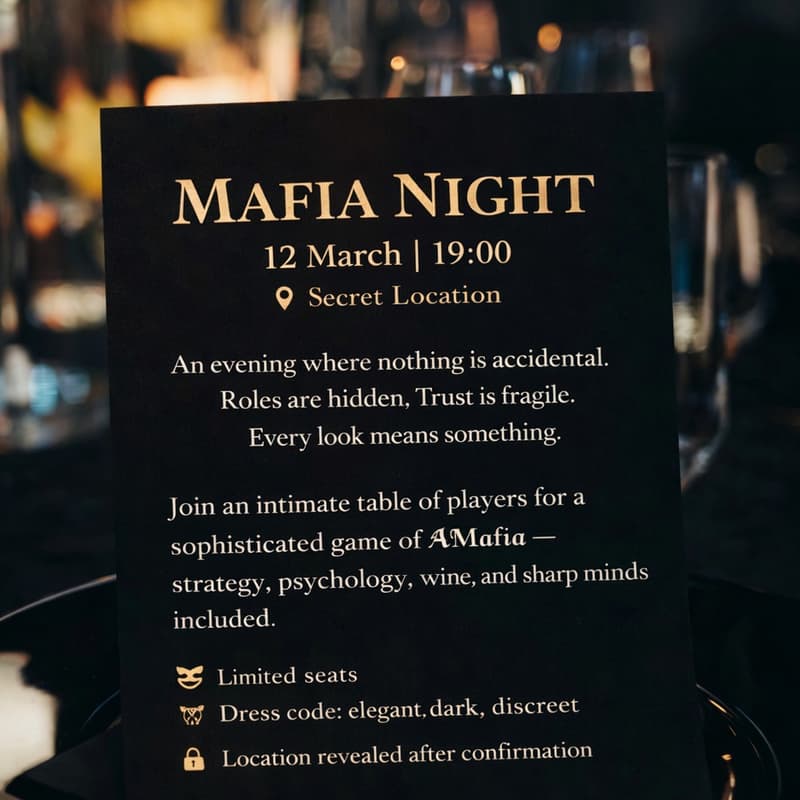Cover Image for Mafia Game Night