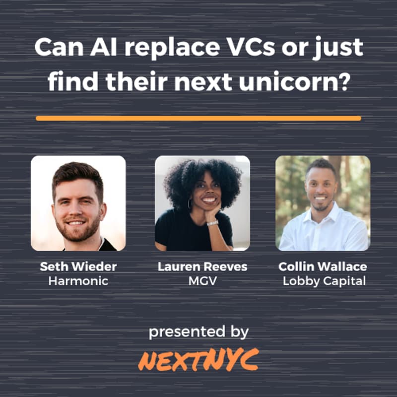 Cover Image for Webinar: Can AI replace VCs or just find their next unicorn?