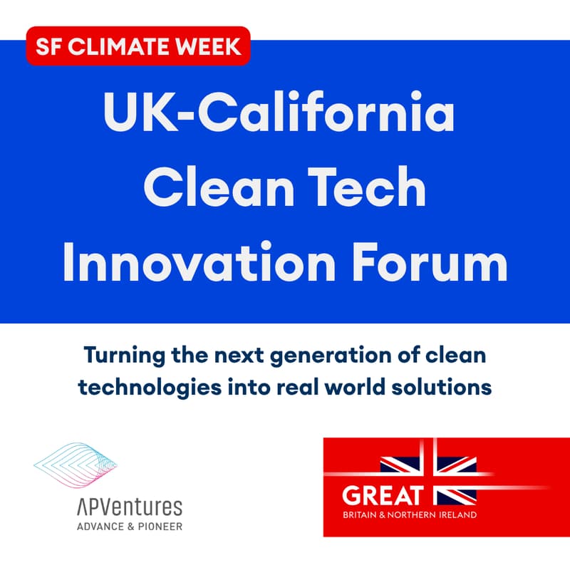 Cover Image for UK–California Clean Tech Innovation Forum