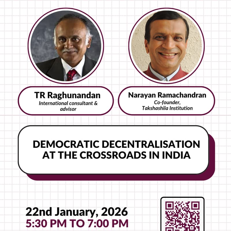 Cover Image for [EVENT] Democratic Decentralisation at the Crossroads in India