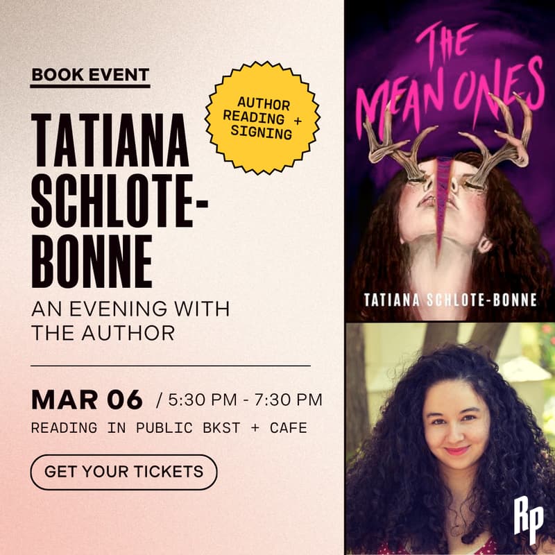 Cover Image for Tatiana Schlote-Bonne Reading + Book Signing