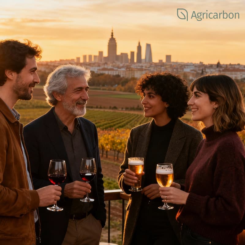 Cover Image for Agricarbon's RegenAg community Madrid Happy Hour