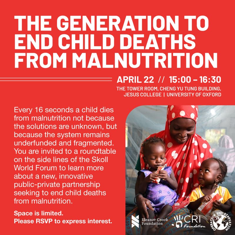 Cover Image for The Generation to End Child Deaths from Malnutrition
