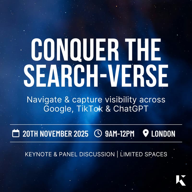 Cover Image for How to Navigate & Capture Visibility Across Google, TikTok & ChatGPT - Conquer The Search-Verse