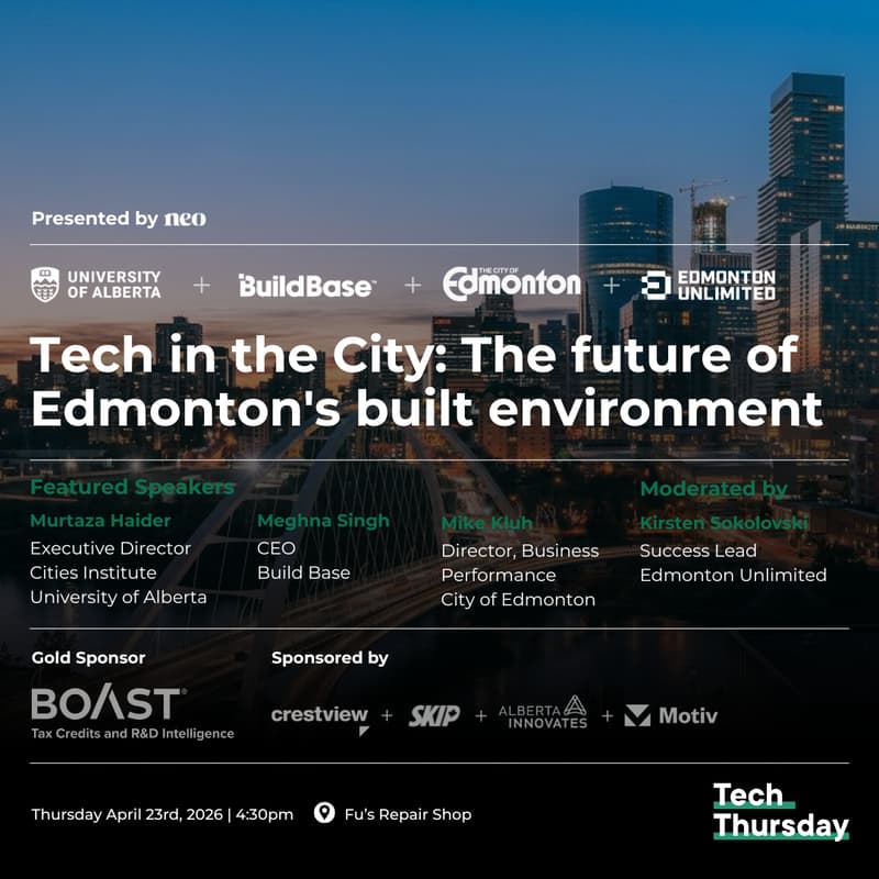 Cover Image for Tech in the City: The future of Edmonton's Built Environment