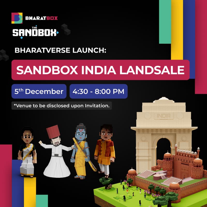 Cover Image for Bharatverse: The Sandbox India Landsale Launch