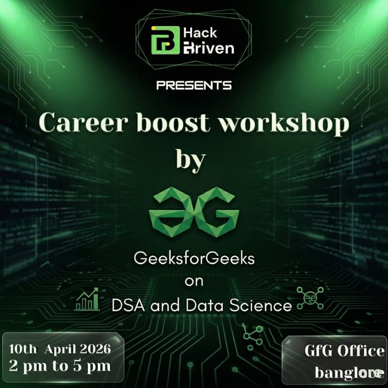 Cover Image for Career Boost Workshop – DSA & Data Science